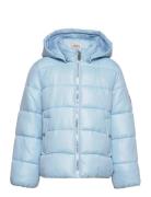 Kognewemmy Savannah Quiltd Jacket Cp Otw Foret Jakke Blue Kids Only