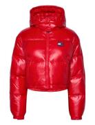 Tjw Crp Alaska Puffer Foret Jakke Red Tommy Jeans