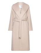 Slfrosa Wool Coat B Noos Outerwear Coats Winter Coats Beige Selected Femme