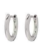 The Plain Amalfi Huggies-Silver Ox Accessories Jewellery Earrings Hoops Silver LUV AJ