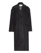 Yasmila Ls Wool Mix Coat S. Noos Outerwear Coats Winter Coats Black YAS
