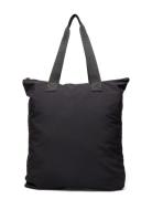 Logo Tote Bag - Black Shopper Taske Black Garment Project