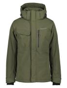 Stefan Usx Jkt Parka Jakke Khaki Green Didriksons