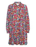 Yasalira Ls Shirt Dress S. Noos Kort Kjole Multi/patterned YAS