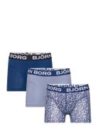 Core Boxer 3P Night & Underwear Underwear Underpants Multi/patterned Björn Borg