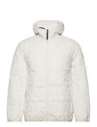 Puffer Jacket W?.Hood Foret Jakke White Lindbergh