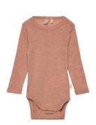 Body Ls - Solid Bodies Long-sleeved Coral CeLaVi