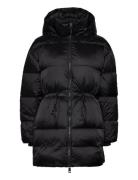 Waisted Down Padded Jacket Foret Jakke Black Calvin Klein