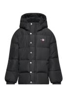 Relaxed Puffer Jacket Foret Jakke Black GANT