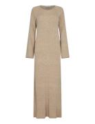 Bs Blanche Regular Fit Dress Maxikjole Festkjole Beige Bruun & Stengade