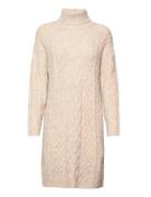 Crcabin Knit Dress - Mollie Fit Kort Kjole Beige Cream