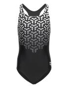 G Kikko V Swimsuit Swim Pro Back Black-Blue China Badedragt Badetøj Black Arena