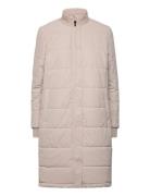 Cassidy W Long Puffer Jacket Foret Jakke Beige Weather Report