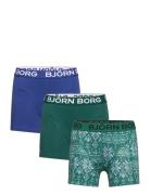 Core Boxer 3P Night & Underwear Underwear Underpants Multi/patterned Björn Borg