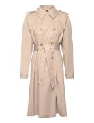 Cotton Classic Trench Trenchcoat Frakke Beige Tommy Hilfiger