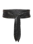 Markala Mix Studs Leather Belt Bælte Black Dante6