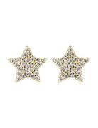 Star Crystal Earing Accessories Jewellery Earrings Studs Gold By Jolima