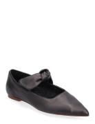 Fossil Black Leather Ballet Flats Ballerinasko Ballerinaer Black ALOHAS