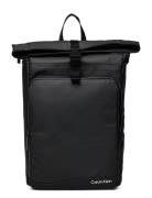 Rubberized Roll Top Bp Rygsæk Taske Black Calvin Klein