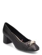 Th Hardware Mid Blocky Pump Shoes Heels Pumps Classic Black Tommy Hilfiger