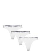 3-Pack Womens String G-streng Undertøj White NORVIG