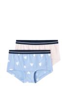 Nkfhipster 2P Serenity Heart Noos Night & Underwear Underwear Panties Multi/patterned Name It