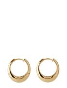 Globe Huggies Accessories Jewellery Earrings Hoops Gold Pernille Corydon