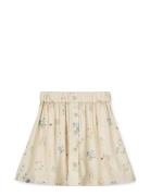 Rosita Printed Long Skirt Dresses & Skirts Skirts Short Skirts Cream Liewood