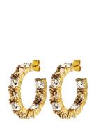 Gretia Sg Golden Accessories Jewellery Earrings Hoops Gold Dyrberg/Kern
