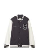 College Sweat Jacket Bomberjakke Grey Tom Tailor