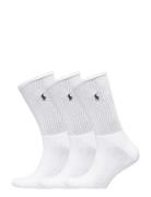 Crew Sock 3-Pack Underwear Socks Regular Socks White Polo Ralph Lauren Underwear