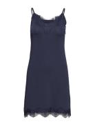 Asa Underkjole Bodies Slip Navy Minus