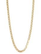 Carlo Necklace Accessories Jewellery Necklaces Chain Necklaces Gold Maria Black