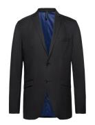 Slhslim-Mylostate Flex Black Blz B Suits & Blazers Blazers Single Breasted Blazers Black Selected Homme