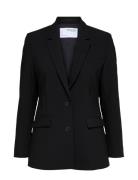 Slfrita Ls Classic Blazer Fd Noos Blazers Single Breasted Blazers Black Selected Femme