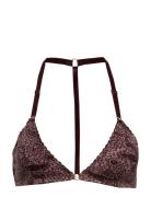 Petra Bra Plum Lingerie Bras & Tops Soft Bras Bralette Purple Underprotection