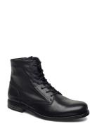 Shank Leather Shoe Snørestøvler Black Sneaky Steve