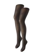 Pcnew Nikoline 20 Den 2 Pack Tights Noos Lingerie Pantyhose & Leggings Black Pieces