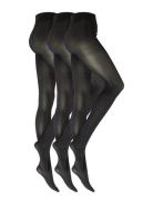 Decoy Recycled Tight 60Den 3Pk Lingerie Pantyhose & Leggings Black Decoy