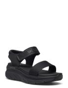 Womens Relaxed Fit D'lux Walker Sandal - New Block Flade Sandaler Black Skechers