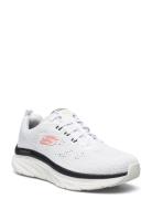 Mens Relaxed Fit D'lux Walker - Commuter Low-top Sneakers White Skechers