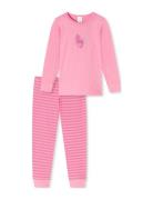 Girls Pyjama Long Pyjamassæt Pink Schiesser