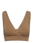 Merino Wool Bra Lingerie Bras & Tops Maternity Bras Brown Boob