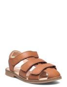Addison Leather Sandal Shoes Summer Shoes Sandals Brown Wheat