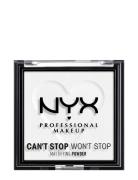 Can't Stop Won’t Stop Mattifying Powder Pudder Makeup White NYX Professional Makeup
