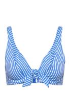Beach Hut Swimwear Bikinis Bikini Tops Wired Bikinitops Blue Freya
