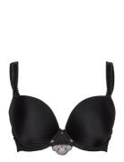 Loveland Uw Moulded Plunge T-Shirt Bra Lingerie Bras & Tops Full Cup Bras Black Freya