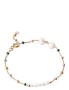 Lola Perla Bracelet Accessories Jewellery Bracelets Chain Bracelets Gold Enamel Copenhagen