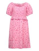 Lptaylin Smock Dress Tw Dresses & Skirts Dresses Casual Dresses Short-sleeved Casual Dresses Pink Little Pieces