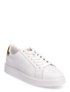 Angeline Iv Action Leather Sneaker Low-top Sneakers White Lauren Ralph Lauren